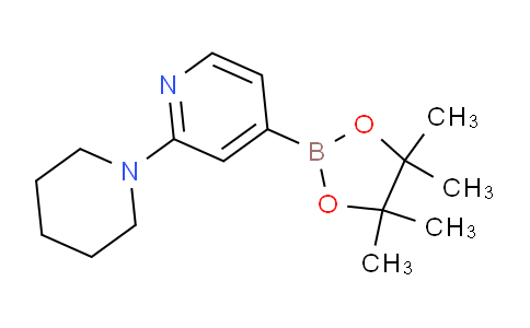 2-(piperidin-1-yl)-4-(4,4,5,5-tetramethyl-1,3,2-dioxaborolan-2-yl)pyridine