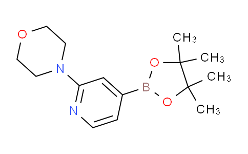 4-(4-(4,4,5,5-tetramethyl-1,3,2-dioxaborolan-2-yl)pyridin-2-yl)morpholine