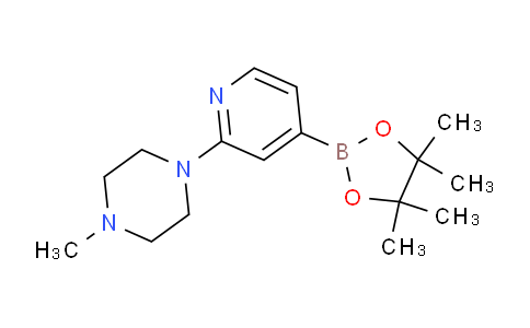 1-methyl-4-(4-(4,4,5,5-tetramethyl-1,3,2-dioxaborolan-2-yl)pyridin-2-yl)piperazine