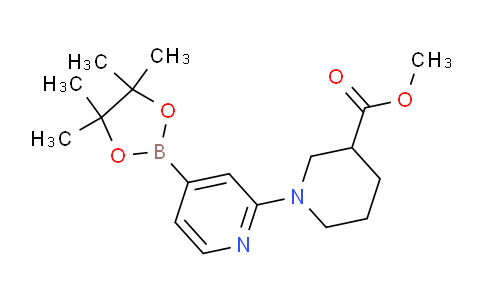 methyl 1-(4-(4,4,5,5-tetramethyl-1,3,2-dioxaborolan-2-yl)pyridin-2-yl)piperidine-3-carboxylate