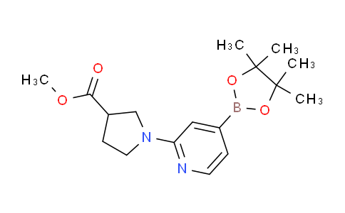 methyl 1-(4-(4,4,5,5-tetramethyl-1,3,2-dioxaborolan-2-yl)pyridin-2-yl)pyrrolidine-3-carboxylate