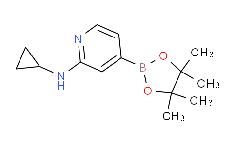 N-cyclopropyl-4-(4,4,5,5-tetramethyl-1,3,2-dioxaborolan-2-yl)pyridin-2-amine