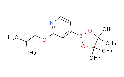 2-isobutoxy-4-(4,4,5,5-tetramethyl-1,3,2-dioxaborolan-2-yl)pyridine