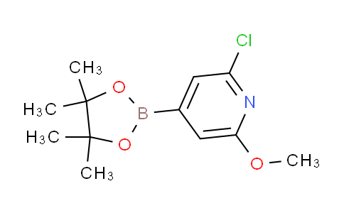 2-chloro-6-methoxy-4-(4,4,5,5-tetramethyl-1,3,2-dioxaborolan-2-yl)pyridine