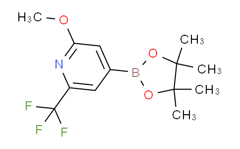 2-methoxy-4-(4,4,5,5-tetramethyl-1,3,2-dioxaborolan-2-yl)-6-(trifluoromethyl)pyridine