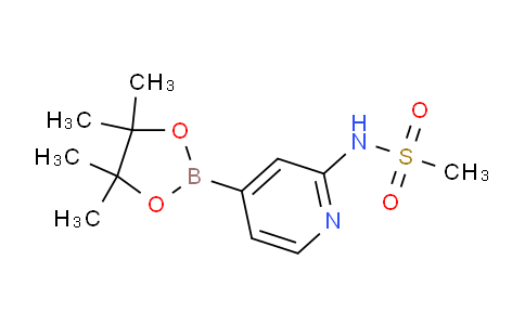 N-(4-(4,4,5,5-tetramethyl-1,3,2-dioxaborolan-2-yl)pyridin-2-yl)methanesulfonamide