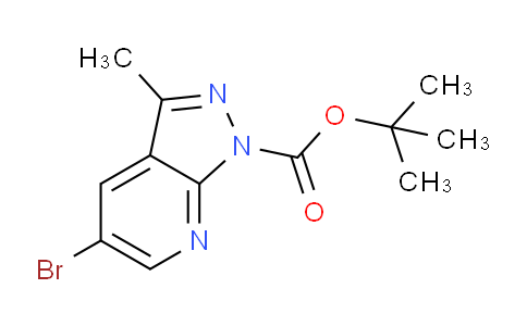 tert-butyl 5-bromo-3-methyl-1H-pyrazolo[3,4-b]pyridine-1-carboxylate