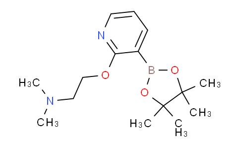 N,N-dimethyl-2-((3-(4,4,5,5-tetramethyl-1,3,2-dioxaborolan-2-yl)pyridin-2-yl)oxy)ethanamine