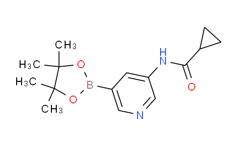 N-(5-(4,4,5,5-tetramethyl-1,3,2-dioxaborolan-2-yl)pyridin-3-yl)cyclopropanecarboxamide