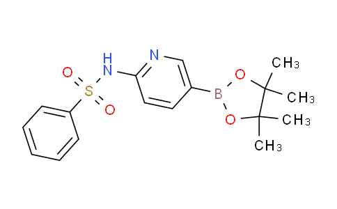 N-(5-(4,4,5,5-tetramethyl-1,3,2-dioxaborolan-2-yl)pyridin-2-yl)benzenesulfonamide