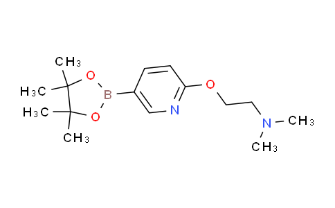 N,N-dimethyl-2-((5-(4,4,5,5-tetramethyl-1,3,2-dioxaborolan-2-yl)pyridin-2-yl)oxy)ethanamine