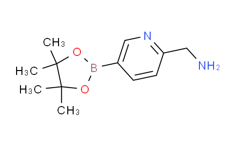 (5-(4,4,5,5-四甲基-1,3,2-二氧杂环戊硼烷-2-基)吡啶-2-基)甲胺