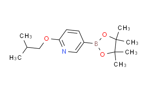 2-isobutoxy-5-(4,4,5,5-tetramethyl-1,3,2-dioxaborolan-2-yl)pyridine