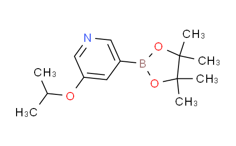 3-isopropoxy-5-(4,4,5,5-tetramethyl-1,3,2-dioxaborolan-2-yl)pyridine