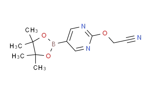 2-((5-(4,4,5,5-tetramethyl-1,3,2-dioxaborolan-2-yl)pyrimidin-2-yl)oxy)acetonitrile