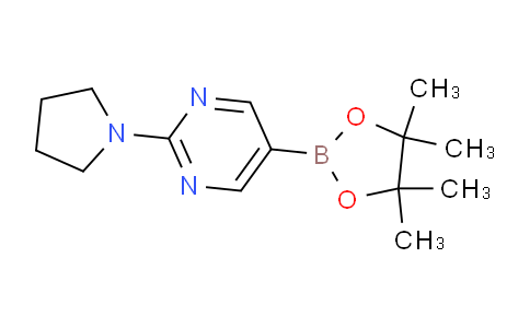 2-(pyrrolidin-1-yl)-5-(4,4,5,5-tetramethyl-1,3,2-dioxaborolan-2-yl)pyrimidine