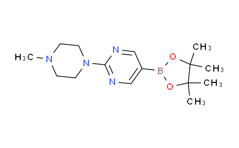 2-(4-methylpiperazin-1-yl)-5-(4,4,5,5-tetramethyl-1,3,2-dioxaborolan-2-yl)pyrimidine