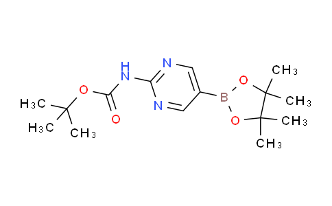 tert-butyl (5-(4,4,5,5-tetramethyl-1,3,2-dioxaborolan-2-yl)pyrimidin-2-yl)carbamate