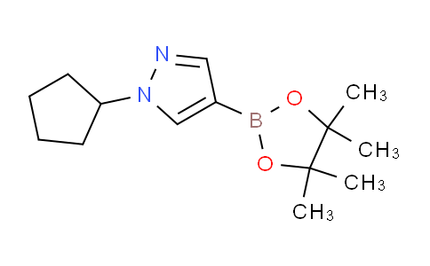 1-环戊基-4-(4,4,5,5-四甲基-1,3,2-二氧杂环戊硼烷-2-基)-1H-吡唑
