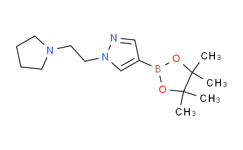1H-PYRAZOLE, 1-[2-(1-PYRROLIDINYL)ETHYL]-4-(4,4,5,5-TETRAMETHYL-1,3,2-DIOXABOROLAN-2-YL)-