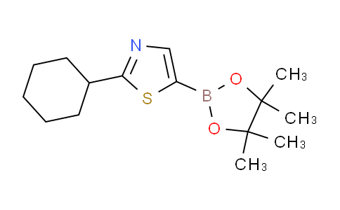 2-cyclohexyl-5-(4,4,5,5-tetramethyl-1,3,2-dioxaborolan-2-yl)thiazole