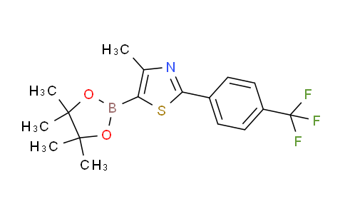 4-METHYL-5-(4,4,5,5-TETRAMETHYL-1,3,2-DIOXABOROLAN-2-YL)-2-[4-(TRIFLUOROMETHYL)PHENYL]-1,3-THIAZOLE