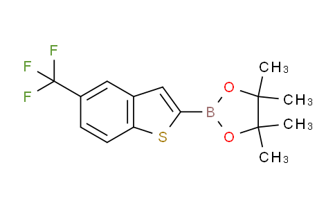 4,4,5,5-tetramethyl-2-(5-(trifluoromethyl)benzo[b]thiophen-2-yl)-1,3,2-dioxaborolane