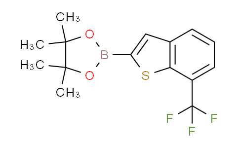 4,4,5,5-tetramethyl-2-(7-(trifluoromethyl)benzo[b]thiophen-2-yl)-1,3,2-dioxaborolane