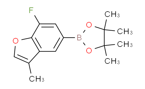 2-(7-fluoro-3-methylbenzofuran-5-yl)-4,4,5,5-tetramethyl-1,3,2-dioxaborolane
