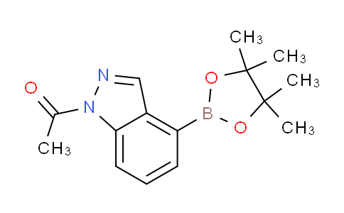 1-(4-(4,4,5,5-tetramethyl-1,3,2-dioxaborolan-2-yl)-1H-indazol-1-yl)ethanone