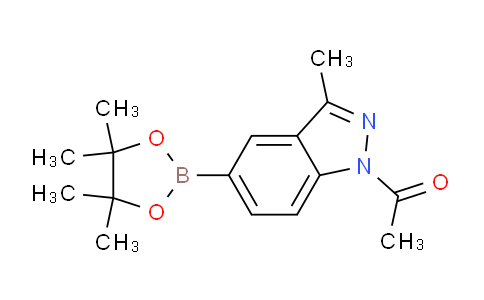 1-(3-methyl-5-(4,4,5,5-tetramethyl-1,3,2-dioxaborolan-2-yl)-1H-indazol-1-yl)ethanone