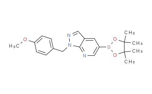 1-(4-甲氧基苄基)-1H-吡唑并[3,4-B]吡啶-5-硼酸频哪酯