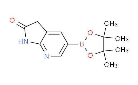 5-(四甲基-1,3,2-二氧杂环戊硼烷-2-基)-1H,2H,3H-吡咯并[2,3-B]吡啶-2-酮