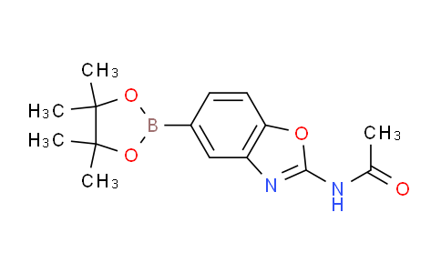 N-(5-(4,4,5,5-tetramethyl-1,3,2-dioxaborolan-2-yl)benzo[d]oxazol-2-yl)acetamide