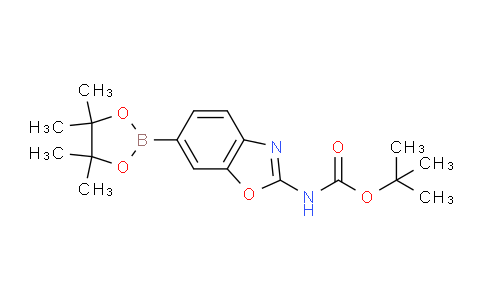 tert-butyl (6-(4,4,5,5-tetramethyl-1,3,2-dioxaborolan-2-yl)benzo[d]oxazol-2-yl)carbamate
