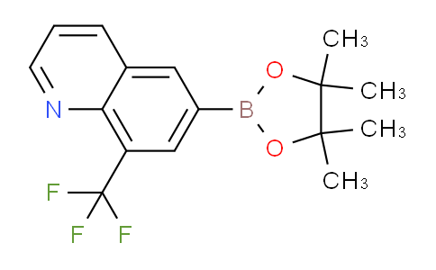 6-(4,4,5,5-tetramethyl-1,3,2-dioxaborolan-2-yl)-8-(trifluoromethyl)quinoline