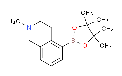 2-methyl-5-(4,4,5,5-tetramethyl-1,3,2-dioxaborolan-2-yl)-1,2,3,4-tetrahydroisoquinoline