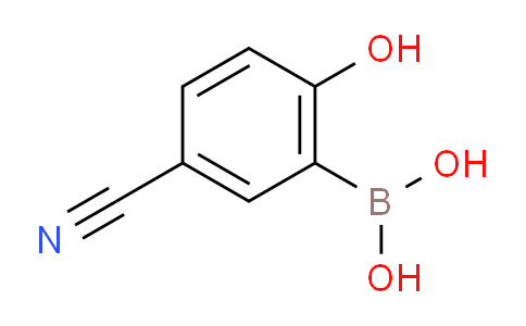 (5-cyano-2-hydroxyphenyl)boronic acid