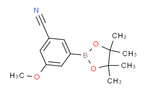 3-methoxy-5-(4,4,5,5-tetramethyl-1,3,2-dioxaborolan-2-yl)benzonitrile