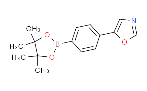 5-(4-(4,4,5,5-tetramethyl-1,3,2-dioxaborolan-2-yl)phenyl)oxazole