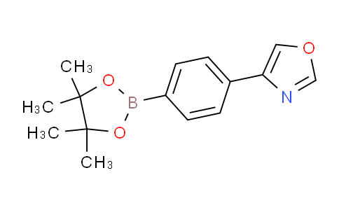4-(4-(4,4,5,5-tetramethyl-1,3,2-dioxaborolan-2-yl)phenyl)oxazole