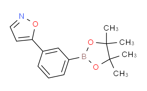 5-(3-(4,4,5,5-tetramethyl-1,3,2-dioxaborolan-2-yl)phenyl)isoxazole