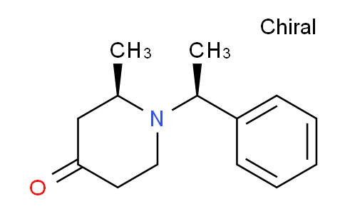 (R)-2-methyl-1-((S)-1-phenylethyl)piperidin-4-one