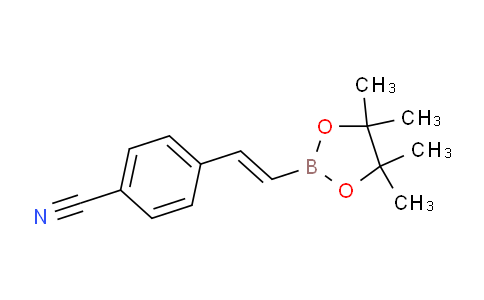 (E)-4-(2-(4,4,5,5-tetramethyl-1,3,2-dioxaborolan-2-yl)vinyl)benzonitrile