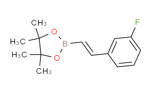 (E)-2-(3-fluorostyryl)-4,4,5,5-tetramethyl-1,3,2-dioxaborolane