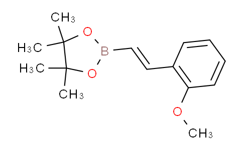 (E)-2-(2-methoxystyryl)-4,4,5,5-tetramethyl-1,3,2-dioxaborolane