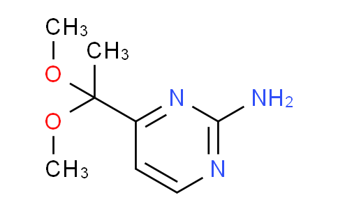 4-(1,1-dimethoxyethyl)pyrimidin-2-amine