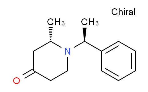 (S)-2-methyl-1-((S)-1-phenylethyl)piperidin-4-one