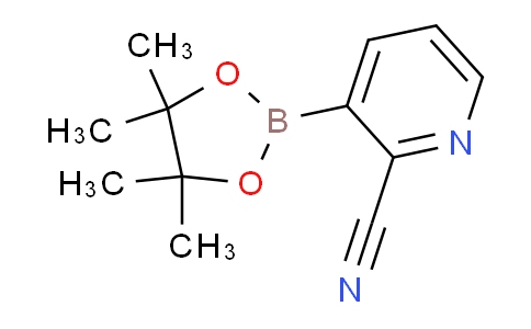3-(4,4,5,5-tetramethyl-1,3,2-dioxaborolan-2-yl)picolinonitrile
