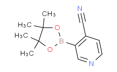3-(4,4,5,5-tetramethyl-1,3,2-dioxaborolan-2-yl)isonicotinonitrile